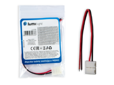 ZŁĄCZKA ZASILAJĄCA TAŚMY MONO Z PRZEWODEM 12V LL2336
