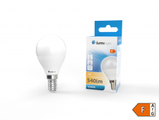 ŻARÓWKA LED KULKA G45 E14 6W ZIMNA LL3340