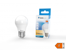 ŻARÓWKA LED KULKA G45 E27 6W ZIMNA LL3357