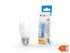 ŻARÓWKA LED ŚWIECA C37 E27 8W CIEPŁA LL3586
