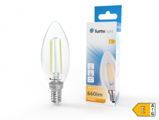 ŻARÓWKA LED FLM C35 E14 5W CIEPŁA LL5764