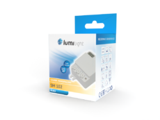 SM 102 MIKROFALOWY CZUJNIK RUCHU 360° BIAŁY LL6334
