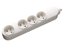 Przedłużacz KLIK 15 P-401/15 4+0 1,5m biały 3x1,5mm2 LL9335
