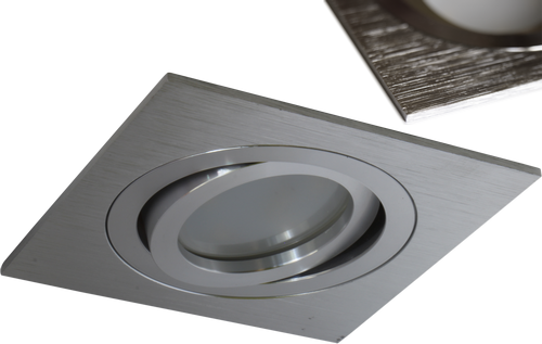 KARO DLM735 KWADRATOWY SREBRNY SZCZOTKOWANY ALUMINIUM LL3135 - obrazek 4