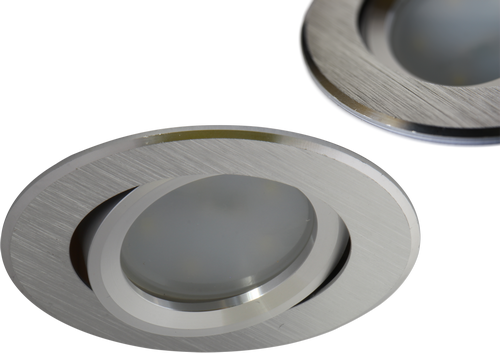 RODA DLM270 OKRĄGŁY SREBRNY SZCZOTKOWANY ALUMINIUM LL3159 - obrazek 4