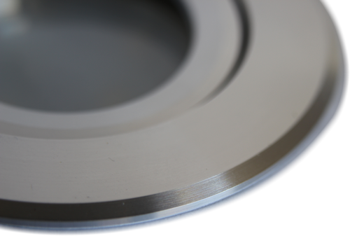 RODA DLM270 OKRĄGŁY SREBRNY BŁYSZCZĄCY ALUMINIUM LL3166 - obrazek 3