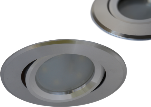 RODA DLM270 OKRĄGŁY SREBRNY BŁYSZCZĄCY ALUMINIUM LL3166 - obrazek 4