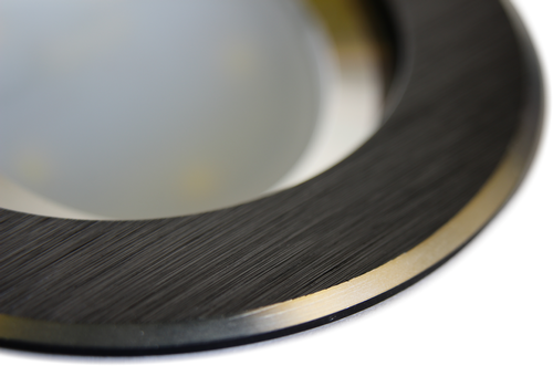 RODA DLM270 OKRĄGŁY CZARNY SZCZOTKOWANY ALUMINIUM LL3173 - obrazek 3
