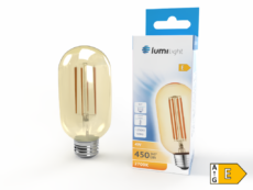 LED FLMG T45 GOLD E27 4W CIEPŁA LL7942