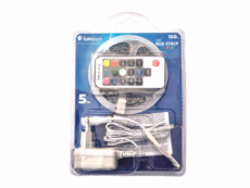 Taśma led BASIC 12V 3W/m IP20 RGB / zestaw taśma+zasilacz+sterownik RF 5mb LL9427