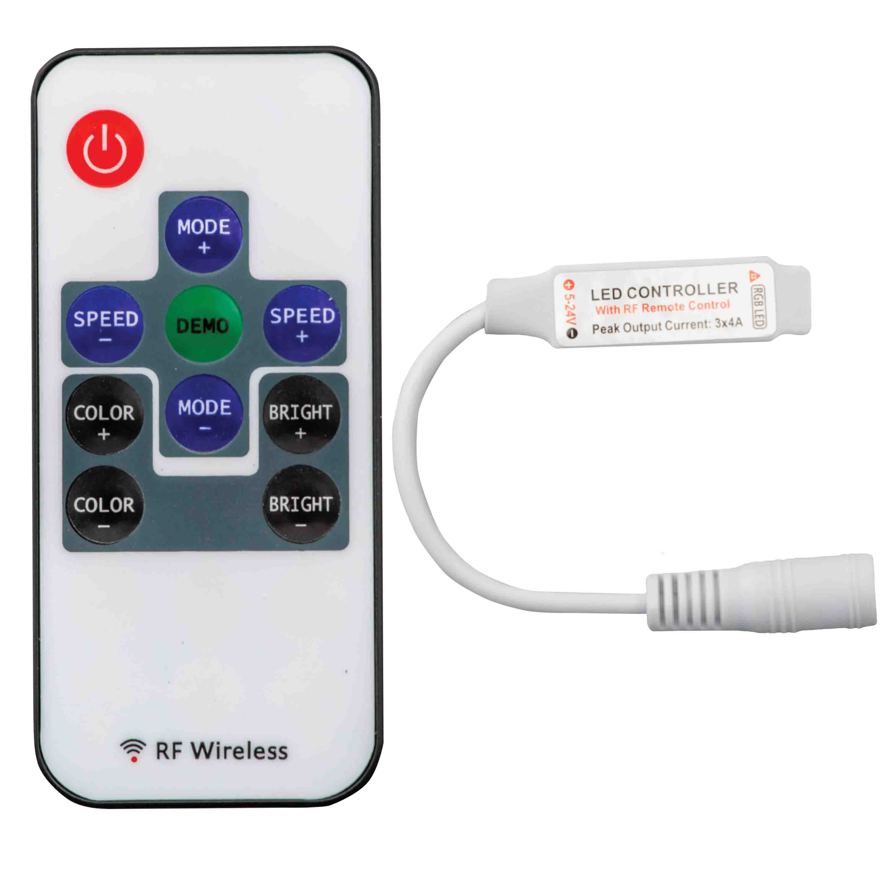STEROWNIK LED RGB RF MINI 72W LL1339